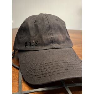 FIGS Scrubs 100% Cotton Adjustable Baseball Cap – Black – Unisex